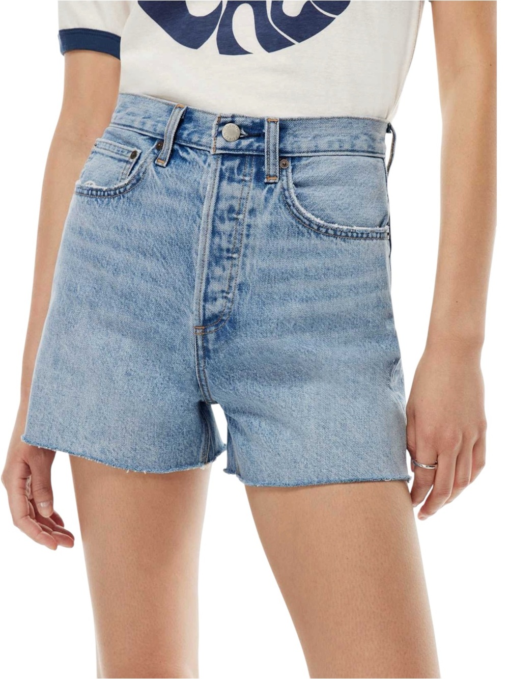 Aritizia Denim Forum The Joni Loose Button Fly Short (24)